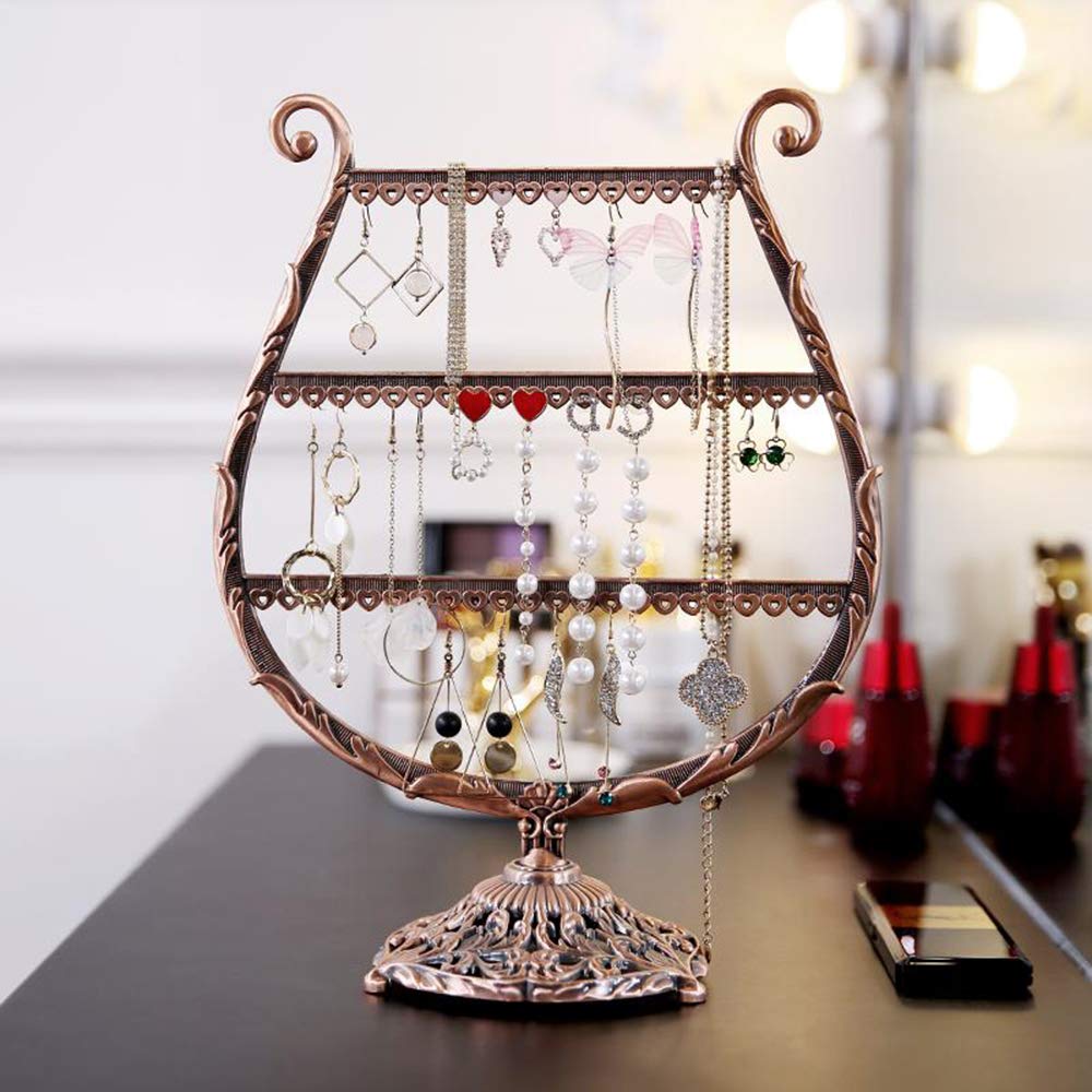 Amazon｜ピアススタンド 56 穴 ジュエリー収納 ネックレス イヤリング